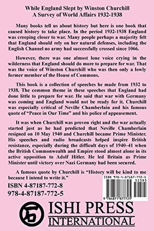 While England Slept by Winston Churchill,Used