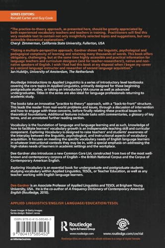 Exploring Vocabulary (Routledge Introductions to Applied Linguistics),New
