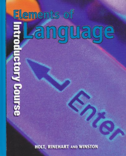 Elements of Language, Grade 6, Introductory Course,Used