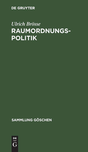 Raumordnungspolitik (Sammlung Gschen, 9006) (German Edition),Used