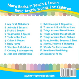 My First Arabic Alphabets Picture Book with English Translations: Bilingual Early Learning & Easy Teaching Arabic Books for Kids,Used