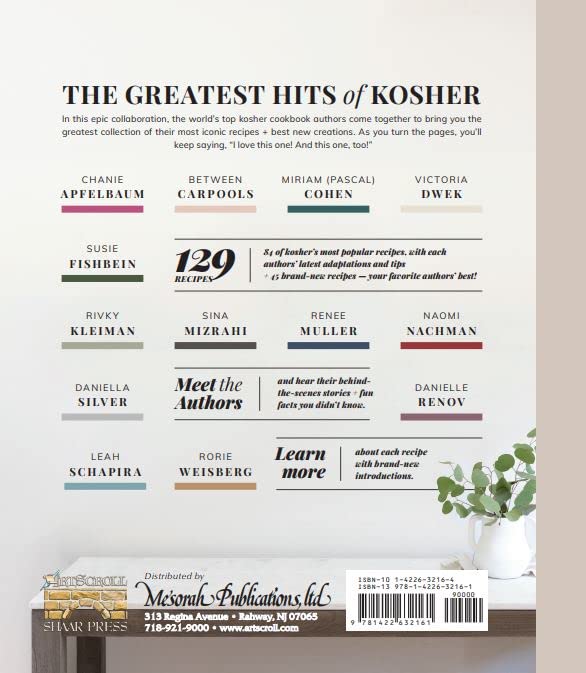Best of Kosher Cookbook: Iconic and New Recipes from your Favorite Cookbook Authors,Used