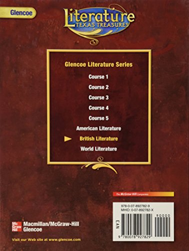 Literature Texas Treasures: British Literature,New