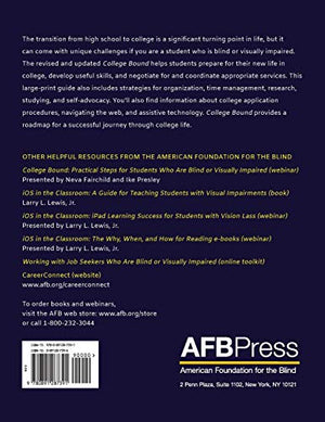 College Bound: A Guide for Students with Visual Impairments,Used