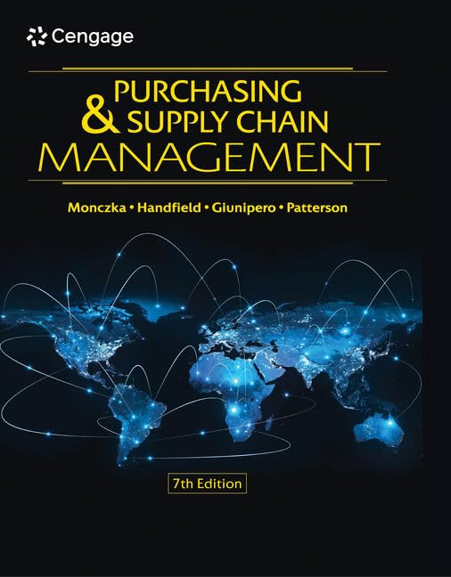 Purchasing And Supply Chain Management