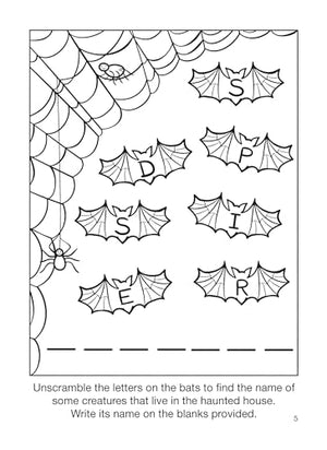 Haunted House Activity Book (Dover Little Activity Books: Halloween),Used