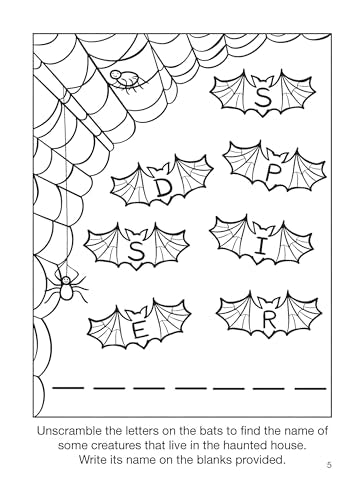 Haunted House Activity Book (Dover Little Activity Books: Halloween),Used