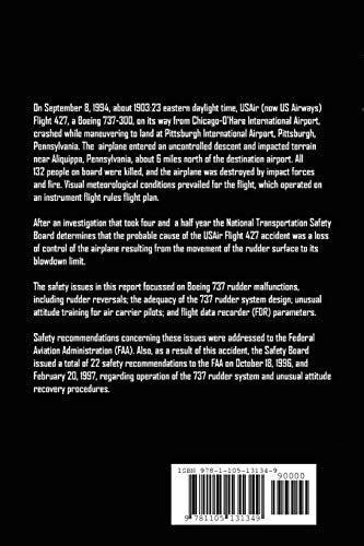 AIR CRASH INVESTIGATIONS: JAMMED RUDDER KILLS 132, The Crash of USAir Flight 427,Used