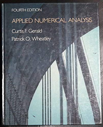 Applied Numerical Analysis,New