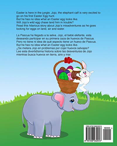 Children's Spanish book: Jojo's Easter Egg Hunt. Lolo y la Caza de Huevos de Pas: Libros para nios.Spanish childrens book,(Cuent,Used