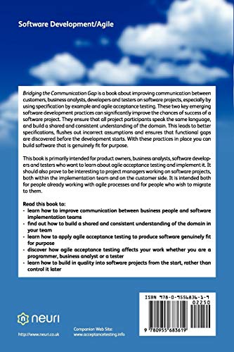 Bridging the Communication Gap: Specification by Example and Agile Acceptance Testing,Used