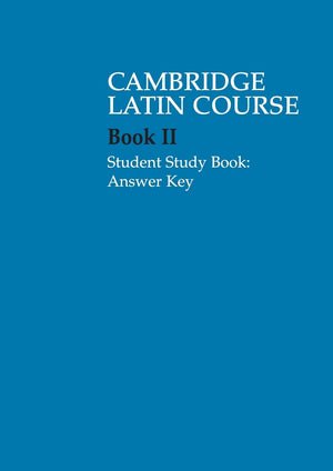Cambridge Latin Course 2 Student Study Book Answer Key,Used