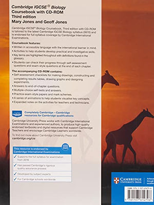 Cambridge IGCSE Biology Coursebook with CDROM (Cambridge International IGCSE),Used