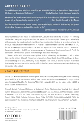 The Meaning of Life: A Reader,New