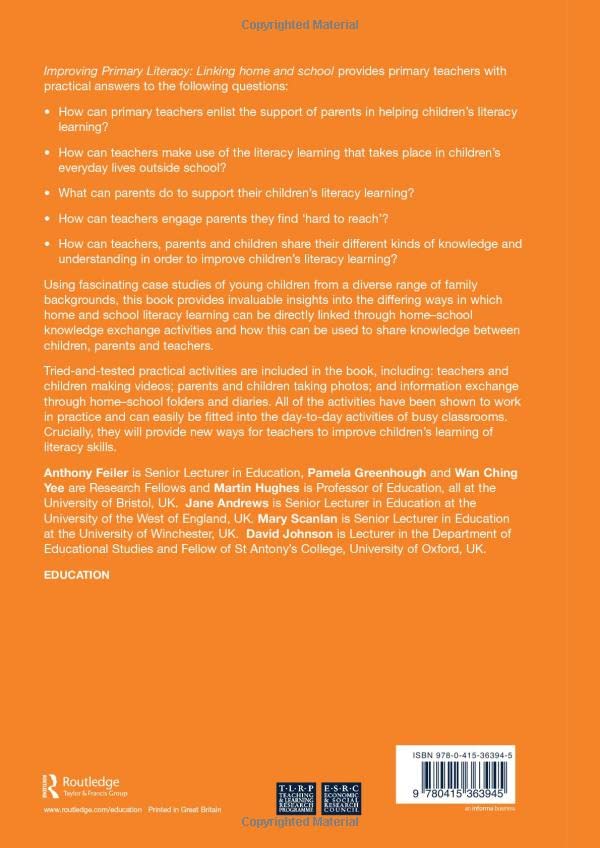 Improving Primary Literacy (Improving Practice (TLRP))-Used