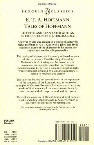 Tales Of Hoffmann (Penguin Classics),Used