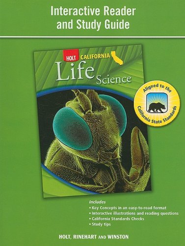 Science & Technology, Grade 6 Interactive Reader Study Guide Life Science: Holt Science & Technology California (Holt California,Used