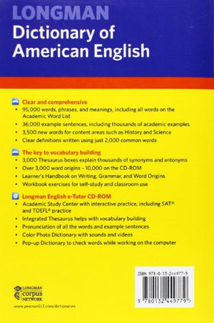 Longman Dictionary Of American English, 4Th Edition (Paperback With Cdrom) (4Th Edition)