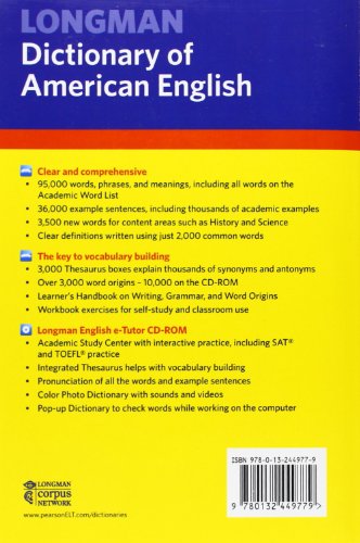 Longman Dictionary Of American English, 4Th Edition (Paperback With Cdrom) (4Th Edition)