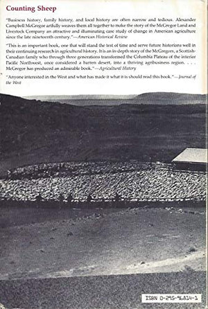 Counting Sheep: From Open Range To Agribusiness On The Columbia Plateau,New