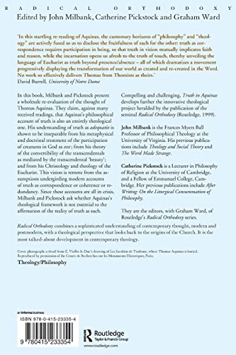 Truth in Aquinas (Routledge Radical Orthodoxy),Used