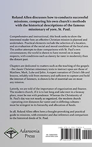 Missionary Methods, St. Paul's or Ours: A Study of the Church in the Four Provinces (Hardcover),Used
