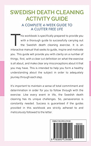 Swedish Death Cleaning Activity Guide: A Complete 4week Guide to a Clutterfree Life,Used