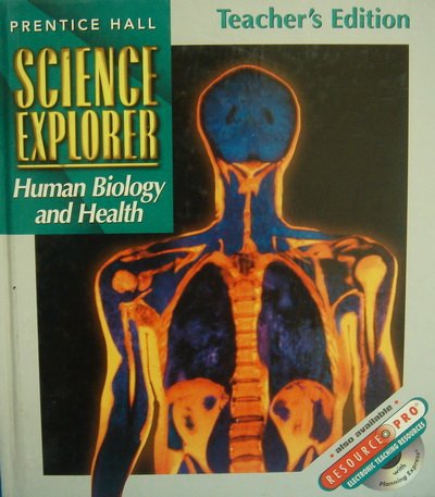 Prentice Hall Science Explorer Human Biology Health Teacher Edition 2000 Isbn 0134345681-new