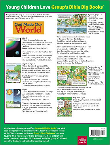 Bible Big Books: God Made Our World,Used