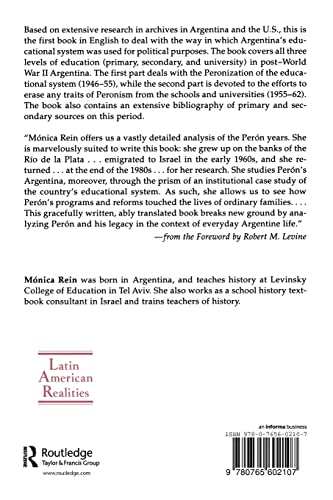 Politics and Education in Argentina, 19461962 (Latin American Realities),Used