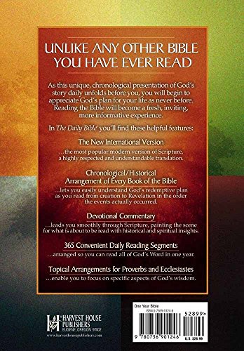 The Daily Bible: In Chronological Order 365 Daily Readings-new