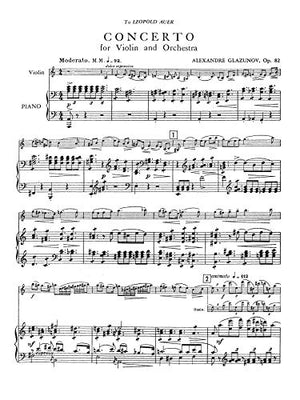 Concerto In A Minor, Op. 82, Kalmus Edition