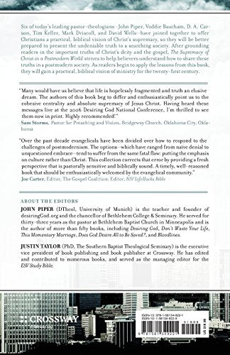 The Supremacy Of Christ In A Postmodern World,New
