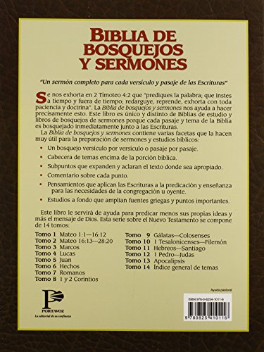 Biblia De Bosquejos Y Sermones: Hechos (Biblia De Bosquejos Y Sermones N.T.) (Spanish Edition),New