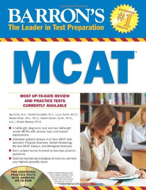 Barron's MCAT with CDROM,Used