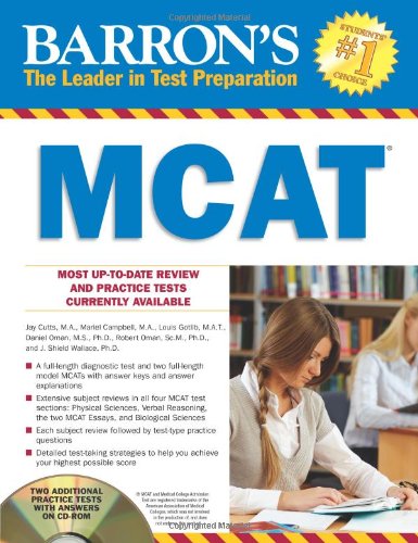 Barron's MCAT with CDROM,Used