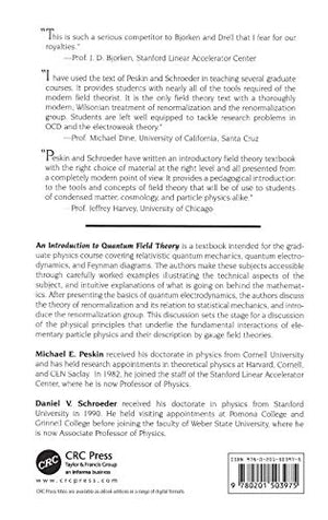 An Introduction To Quantum Field Theory (Frontiers In Physics)