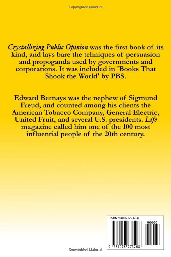 Crystallizing Public Opinion,Used