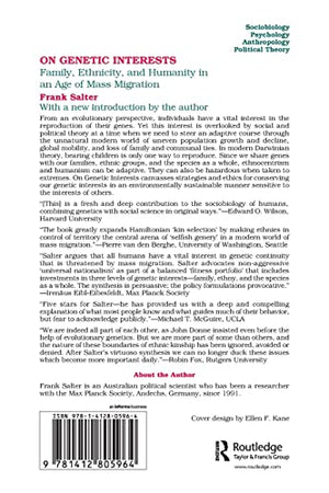 On Genetic Interests: Family, Ethnicity and Humanity in an Age of Mass Migration,Used