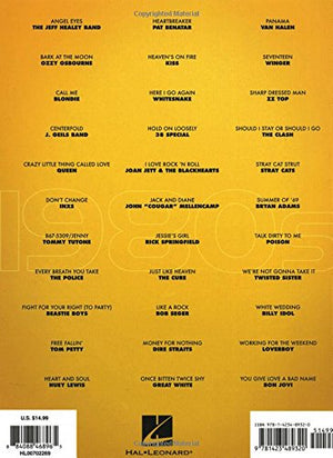 1980s Rock: Easy Guitar with Notes & Tab,Used