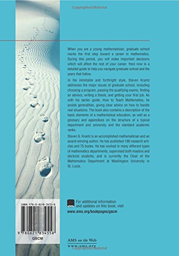 A Mathematician'S Survival Guide: Graduate School And Early Career Development