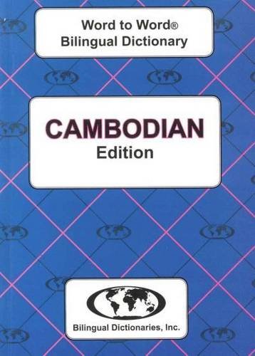 EnglishCambodian & CambodianEnglish WordtoWord Dictionary: Suitable for Exams,Used