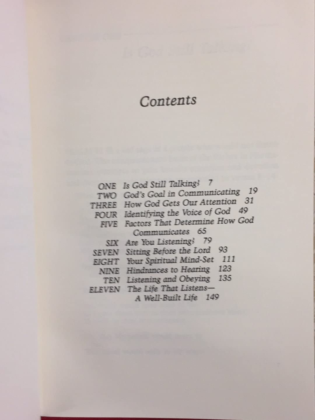 How To Listen To God,New