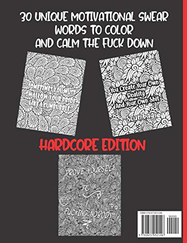 SWEAR WORD COLORING BOOK FOR ADULTS: A Fucking Motivating And Sweary But Stress Relieving One  Funny, Hilarious And Inspiring Qu,Used