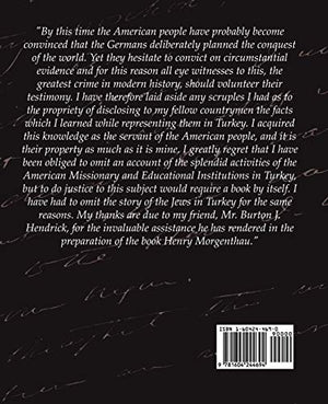 Ambassador Morgenthau's Story  Henry Morgenthau,Used
