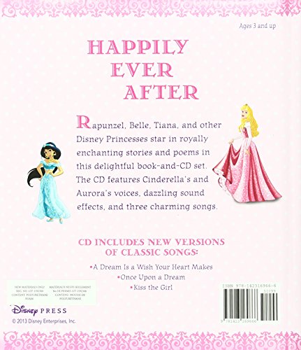 Disney Princess: Tiara Time (ReadAlong Storybook and CD),Used