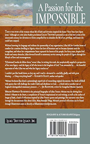 A Passion for the Impossible: The Life of Lilias Trotter,Used