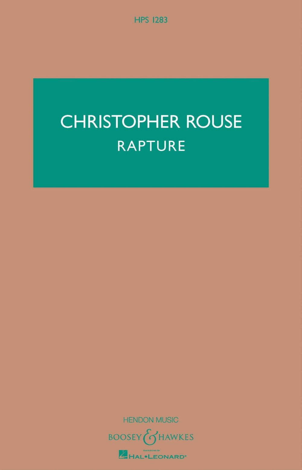 Rapture: Orchestra (Boosey & Hawkes Scores/Books),Used