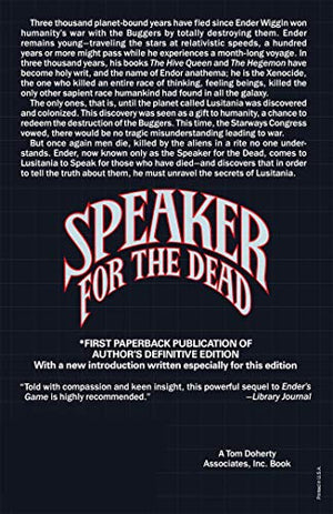Speaker For The Dead (The Ender Quintet),New