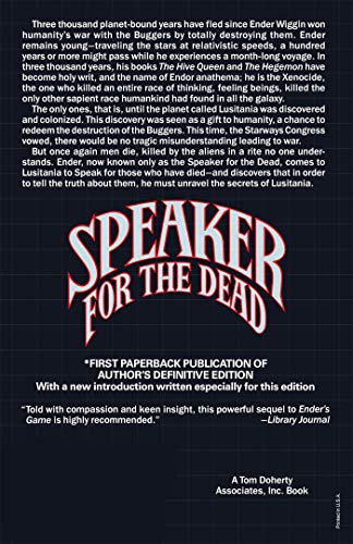 Speaker For The Dead (The Ender Quintet),New